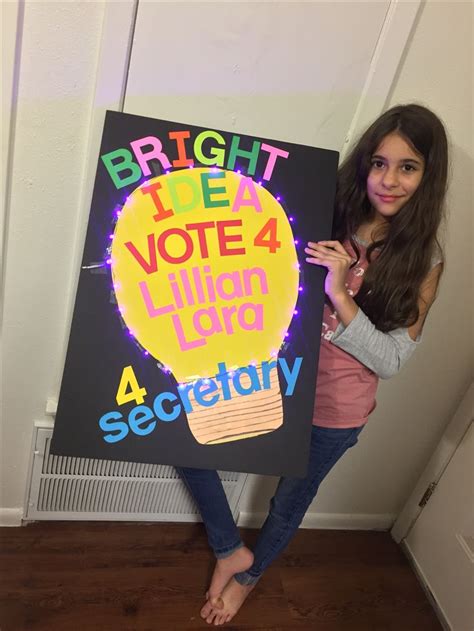 Secretary Campaign Slogans do the same for secretary candidates. . Elementary student council poster ideas